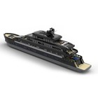 Modubrix Moc  Large Luxury Yacht Model Boat ship 1 40 Scale 16185 Parts
