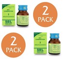 25g X 2 Sbl Bio-combination 2 Tablets For Asthma   Natural Homeopathic Remedy