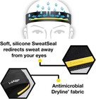 Halo Headband Air Bandit 4  Wide Pullover Sweatband - Aqua  - Made In The Usa