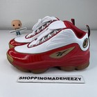  us 7  Reebok Legacy Red Gum Allen Iverson Ai Basketball Shoes Dmx I3
