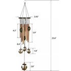 12 Tubes Wind Chimes Large Deep Tone Chapel Bells Outdoor Garden Home Decor Gift