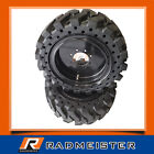 Set Of 4 Solid Skid Steer Tires 12x16 5 For Bobcat Cat John Deere New Holland