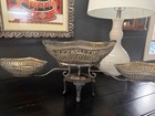 Antique Victorian Style Epergne- Centerpiece Stand Silverplate