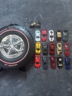 Hot Wheels Lot Of 16 With Vintage Carrying Case