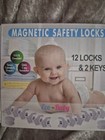 Eco-baby Magnetic Safety Locks 12 Locks 2 Keys Child Proof Cabinet Drawer New