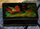 Vintage Palekh Russian Lacquer Box Signed By Artist Kuznetsov 1968 Rare Find 