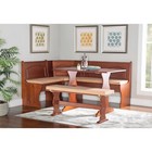 Linon Varden Corner Dining Breakfast Nook 