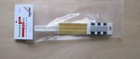 3 Axle Heavy Equipment Lowboy Trailer White Promotex 1 87 Ho Scale 5513