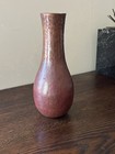 Hammered  Hand Crafted Copper Vase Santa Clara Del Cobre 9 5    Signed Jclr Mexico