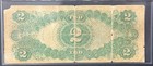 1917  2 Large Size Legal Tender Note Fr 60 Speelman White Red Seal Circulated