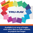 Pacon-103031 Tru-ray Heavyweight 50 Count  pack Of 1   Warm Brown