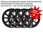 Cci-imp471blk  17 Ft  Replacement Parts For 2016-2021 Black Set Of 4