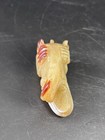 Antique Chinese Jade Carving Of Horse Head Finial Ornament          