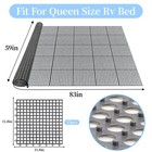 Plastic Mattress Underlay Pad 83   x59    Queen Size Breathable Mesh Large  Gray 