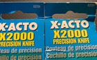 X-acto X3724-21 X2000 Precision Knives W  11 Blade cap Qty  2 Us Made In Usa