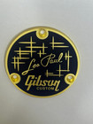Guitar Bass Toggle Back Metal Cover Plate For Gibson Custom Les Paul Black-gold