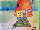 Spongebob Squarepants Original Production Cel Cell Animation Art