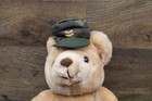 Vintage Russ Berrie Boots Bear Army Camo Plush 14  Original Tags Stuffed Animal