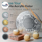 Jewish Home Blessing Gifts Hebrew And English Engraving 20 Cm Diam  Judaica Wall