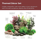 Rock Valley D  cor Set  Green brown black  Themed Collection Of Fish
