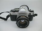 Canon Ae-1 Program 35mm Slr Film Camera   50mm 1 1 8 Canon Lens Working Great   