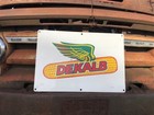 Dekalb Seed Corn Sign  Vintage Metal Advertising Sign  Farm Seed Corn Sign C