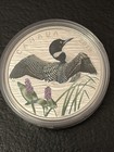 2018 Canada The Common Loon  Beauty And Grace  10 3 4 Oz 9999 Pure Silver  rcm 