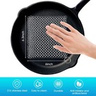 Cast Iron Cleaner 6 x6 3  316l Stainless Steel Chainmail Scrubber For Griddle