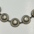 Montana Silversmiths Silver Plate 22    Concho Hat Band   Necklace Western Jewelry