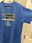 The Office Dunder Mifflin Men   s Tshirt- Size Xl  New  longer Length  Free Ship