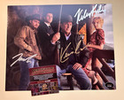 Yellowstone Cast X3  kevin Costner  Grimes  Reilly  Signed 8x10 Autographs W coa