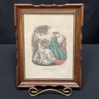 Vintage La Mode Illustree French Fashion Magazine Victorian Ladies Framed Prints