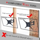 Full Motion Tv Wall Mount Bracket Swivel Tilt For 26 32 36 37 40 42 46 49 50 55 