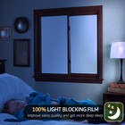 Velimax White Blackout Window Film 17 7 x157 4  Static Cling Privacy Vinyl