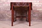 Baker Furniture Historic Charleston Collection Carved Mahogany Pembroke Table