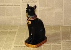 9 5  Ancient Egypt Kitty Egyptian Bastet Cat Goddess Statue 9 5 Tall 