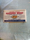 Vintage 1940 s Nabisco Shredded Wheat Trial Box Sealed Has Wear