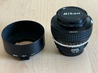 Mint - Nikon Noct-nikkor 58mm F 1 2 Manual Focus Lens - Hood And Caps Included