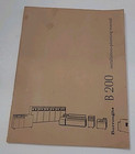 Burroughs B200 Installation Planning Manual 1960s Punch Card Computer Paperwork
