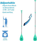 Sup Paddle Board Paddle   stand Up Paddleboard Paddles Adjustable Aluminum 4-piece