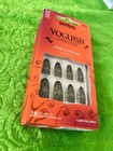 Kiss Voguish Fantasy Glow In The Dark Black Almond Press-on Nails Halloween