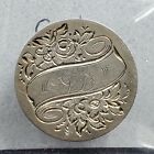 1856 Seated Liberty Xf Quarter Engraved Love Token Pendant Rj R j  Initials Logo