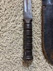 World War Ii  ww2  Era Made In Japan Military Knife-12      7    Blade W  Sheath