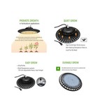 Grow Tent Complete Kit 600w Led Grow Light 36 x36 x72 dark Room 6  Filter System