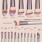 Bs-mall Makeup Brush Set 18 Pcs Premium Synthetic Foundation Powder Concealers