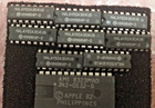 Rare Vintage 1982 Apple Computer Ic Ttl Cmos Chips Chipset Iic Iie C Description