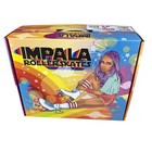 Impala Womens Quad Roller Skates Vegan A126-57663 Pink Yellow New In Box Size 7