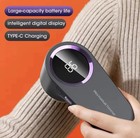 Electric Lint Remover For Clothing Led Digital Fluff Remover Usb Recharge