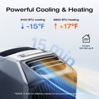 Ecoflow Wave 3 Portable Air Conditioner 6100 Btu Cooling 6800 Btu Heating Quiet