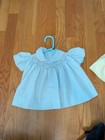 Lot Of 3 Vintage Infant Baby Girl Dresses Bloomer Bonnet Cat Embroidery Smocking